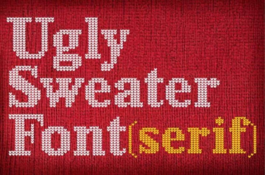 Ugly Sweater Font