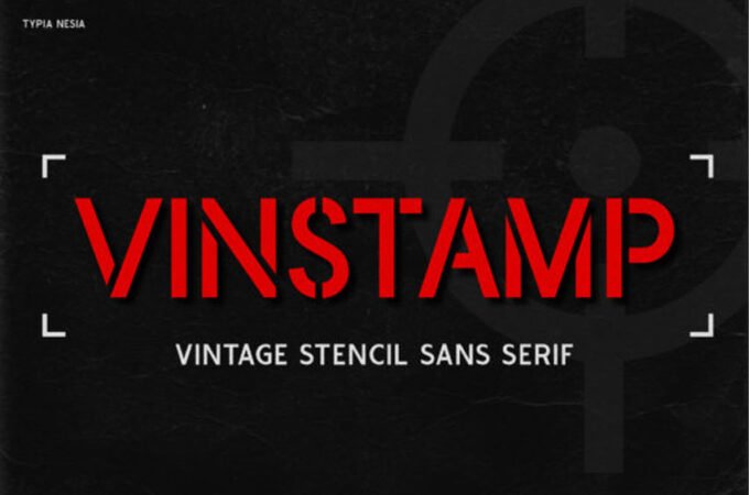 Vinstamp Font