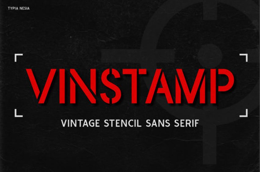 Vinstamp Font
