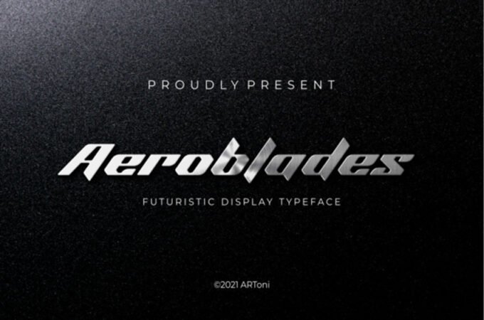 Aeroblades Font