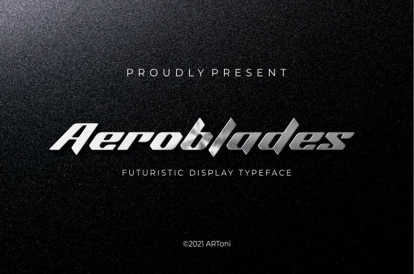 Aeroblades Font