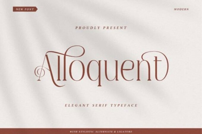 Alloquent Font