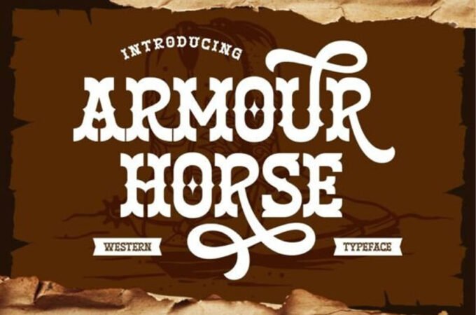 Armour Horse Font