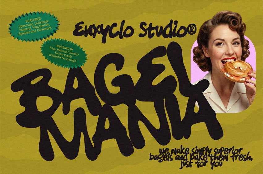 Bagel Mania Font