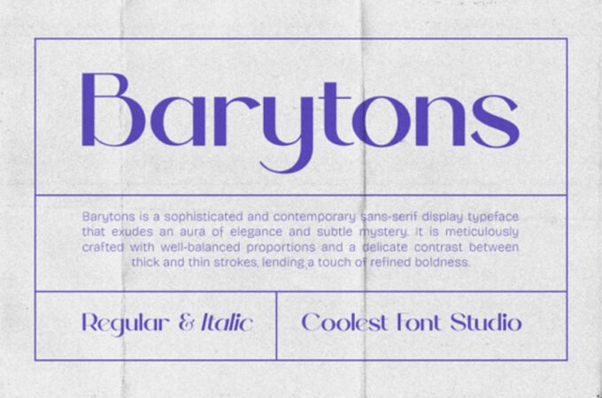 Barytons Font