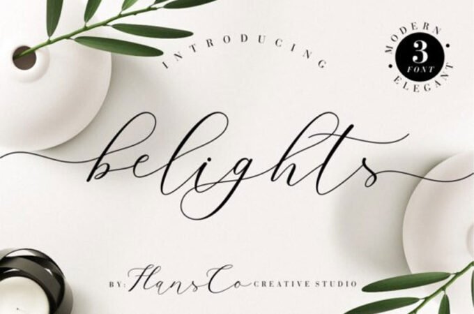 Belights Font