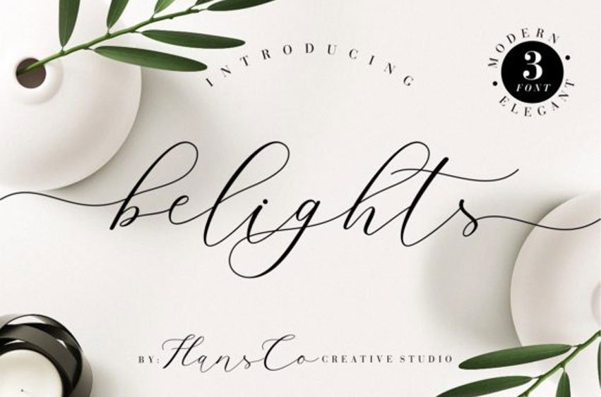 Belights Font
