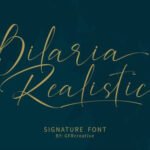 Bilaria Realistic Font