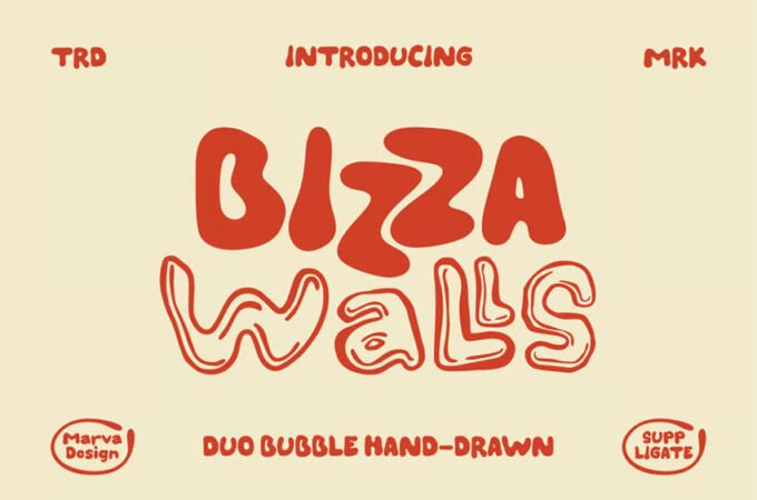 Bizza Walls Font
