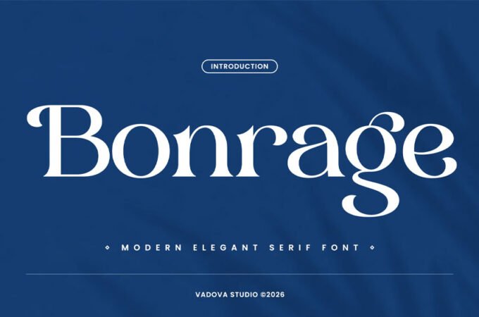 Bonrage Font