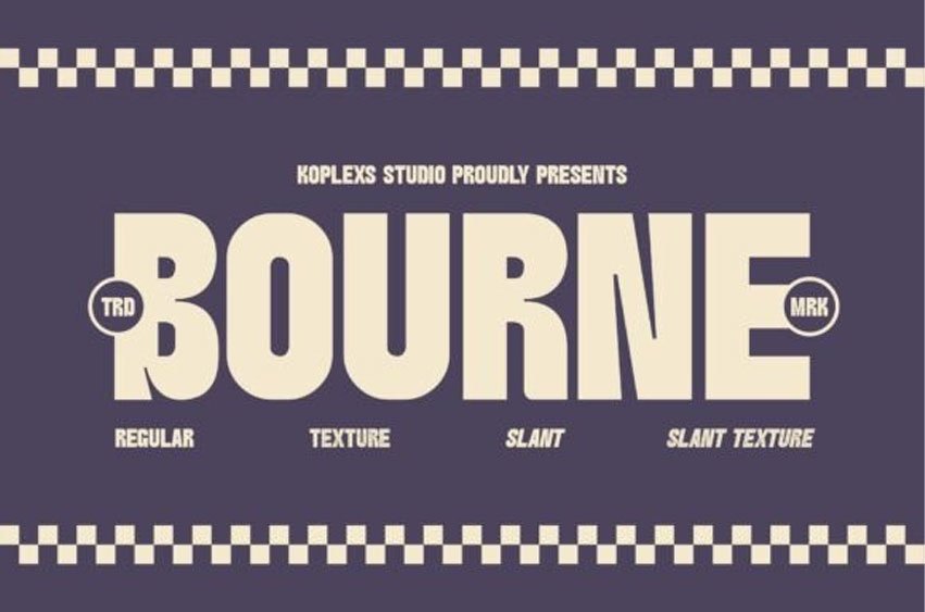 Bourne Font
