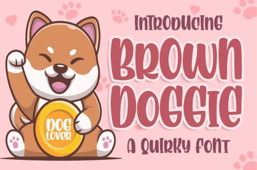 Brown Doggie Font
