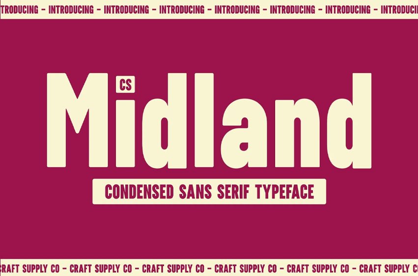 CS Midland Font