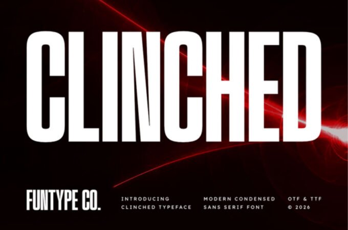 Clinched Font