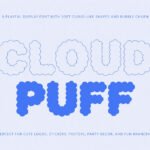 Cloud Puff Font