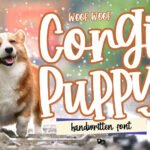 Corgi Puppy Font