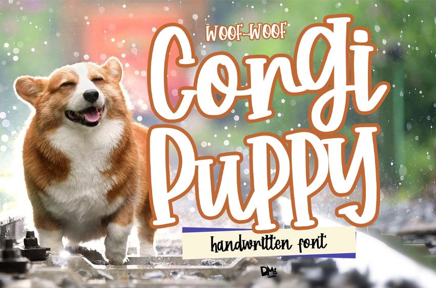 Corgi Puppy Font