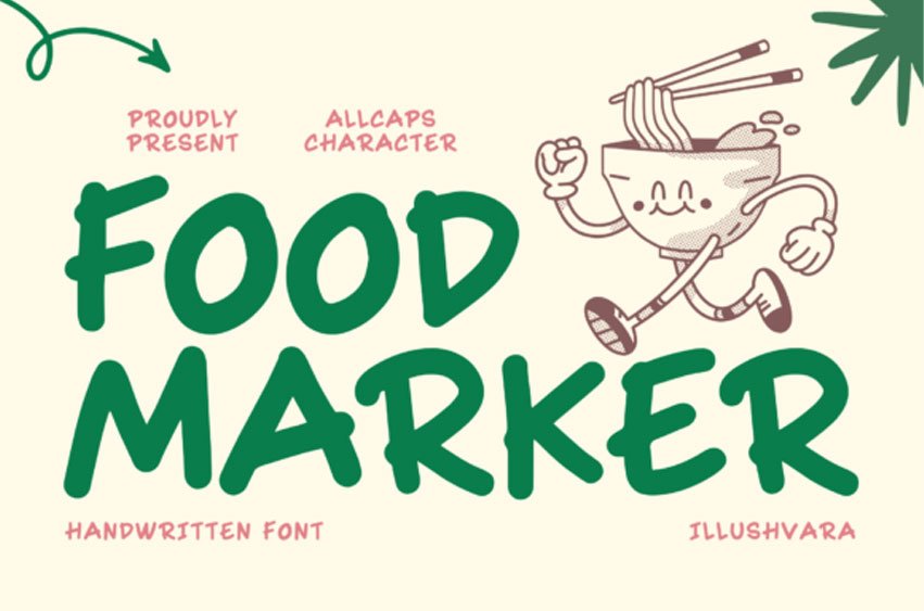 Food Marker Font