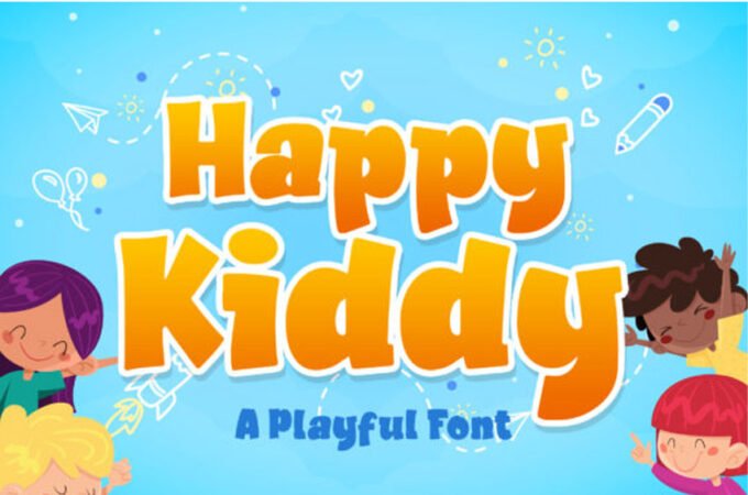 Happy Kiddy Font