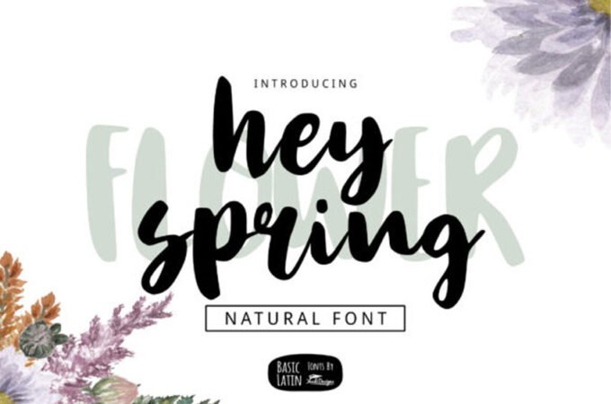 Hey Spring Font
