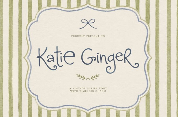 Katie Ginger Font