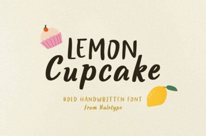 Lemon Cupcake Font