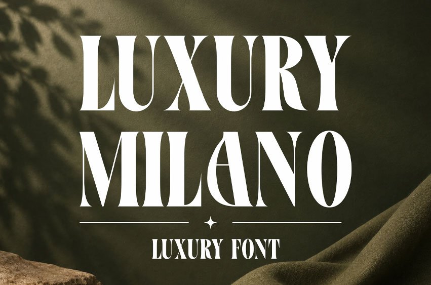 Luxury Milano Font