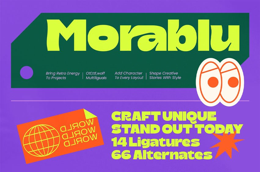 Morablu Font