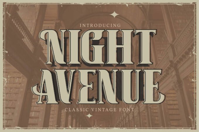 Night Avenue Font