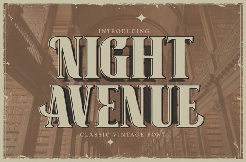 Night Avenue Font