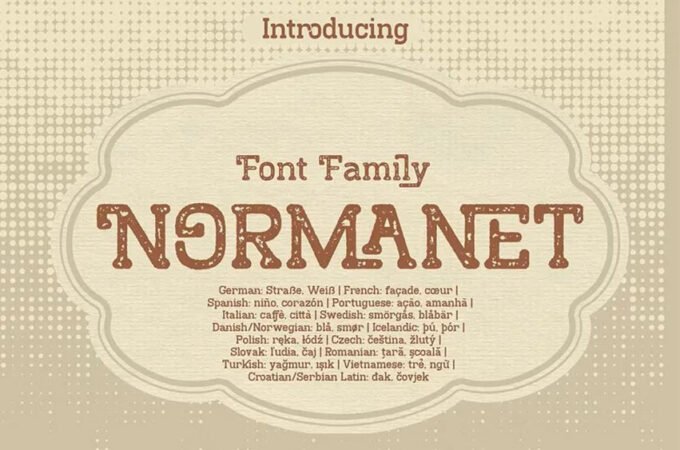 Normanet Font