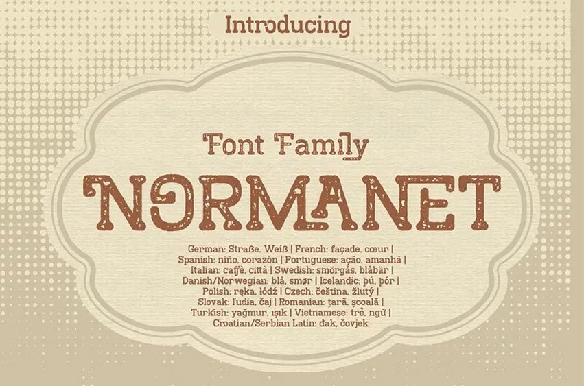 Normanet Font