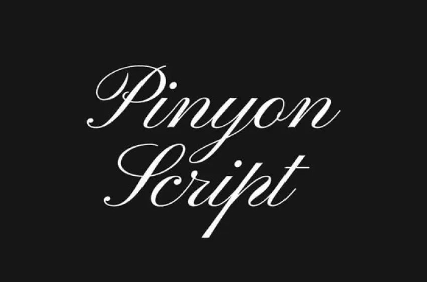 Pinyon Script Font