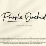 Purple Orchid Font