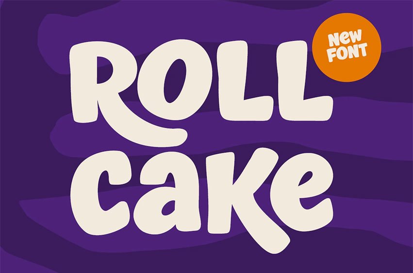 Roll Cake Font