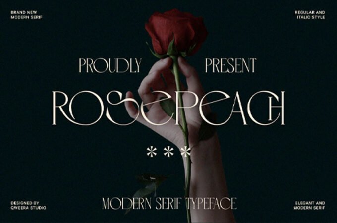 Rosepeach Font