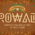 Rowad Font