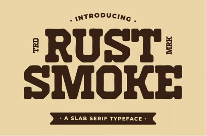 Rust Smoke Font
