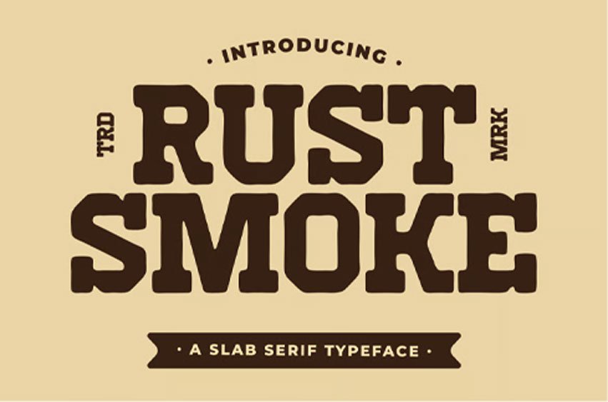 Rust Smoke Font