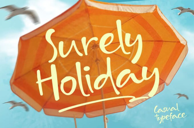 Surely Holiday Font