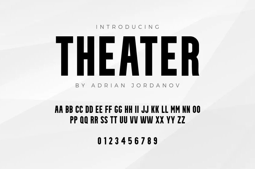 Theater Font