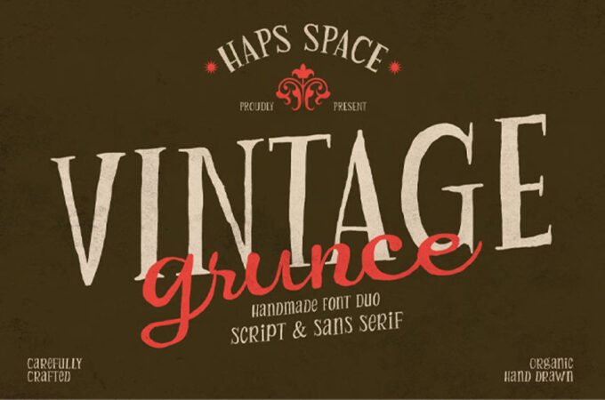Vintage Grunge Font
