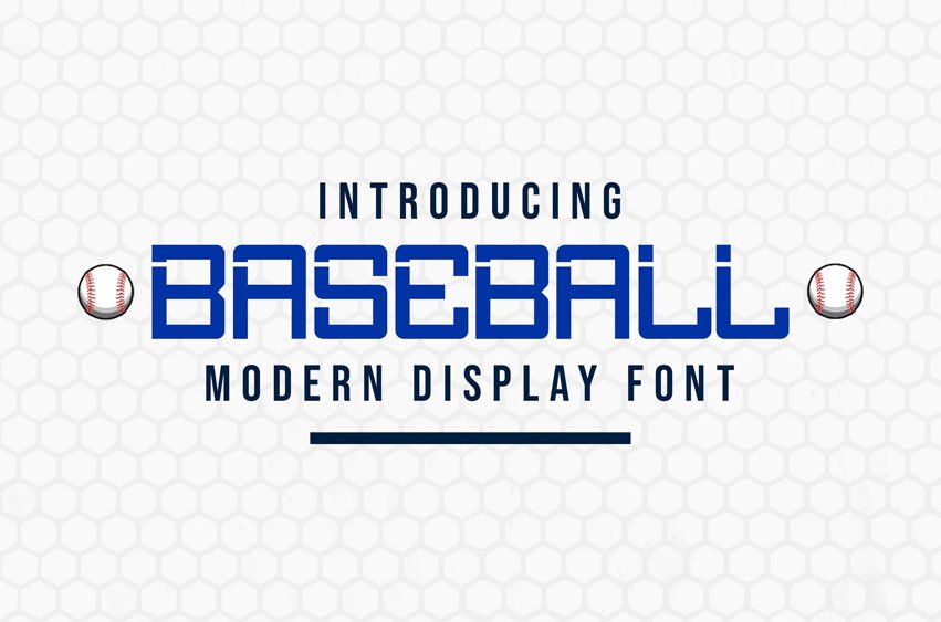 Baseball Font