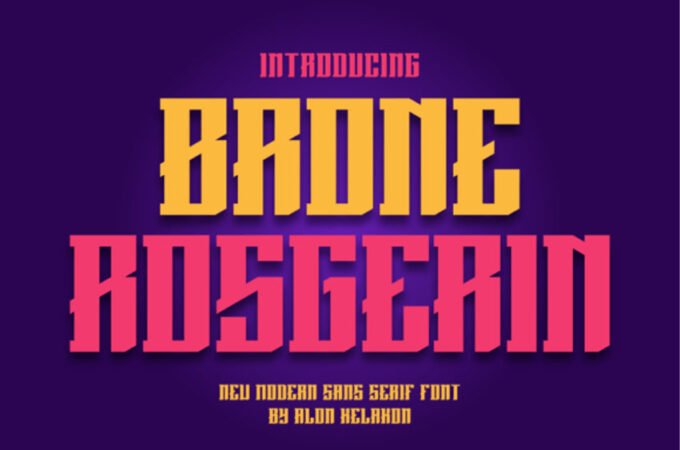 Brone Rosgerin Font