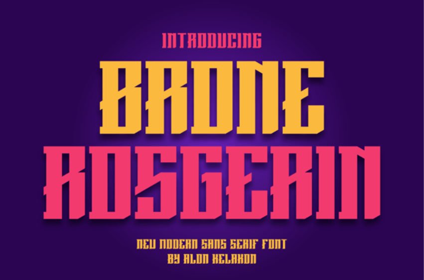 Brone Rosgerin Font
