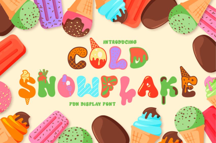 Cold Snowflake Font