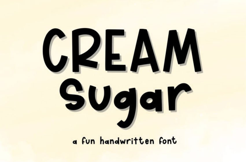 Cream Sugar Font