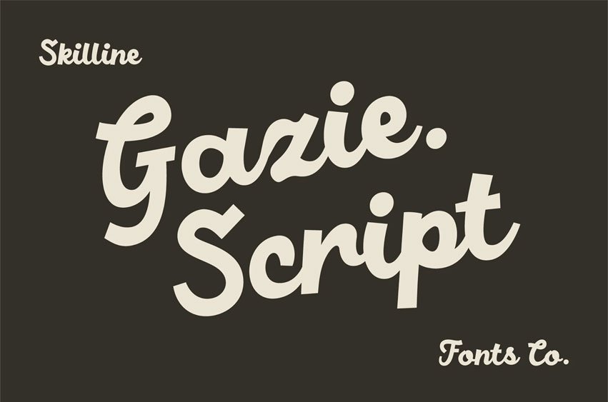 Gazie Script Font