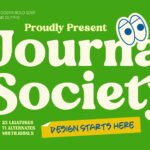 Journal Society Font