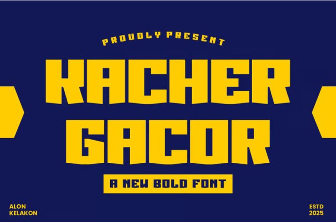 Kacher Gacor Font